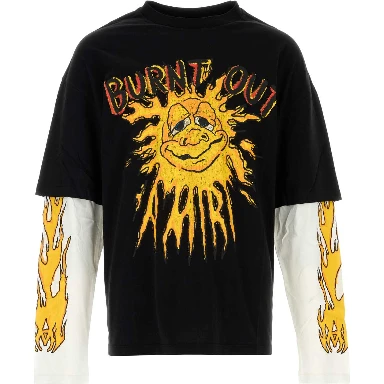 BURNT OUT LJ DBL SLEEVE TEE