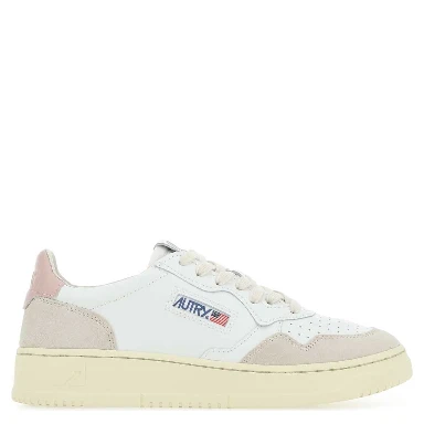 LS37 - LEAT/SUEDE WHT/POW