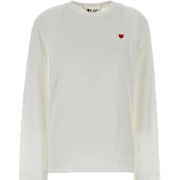 LONG SLEEVE TEE SMALL RED HEART