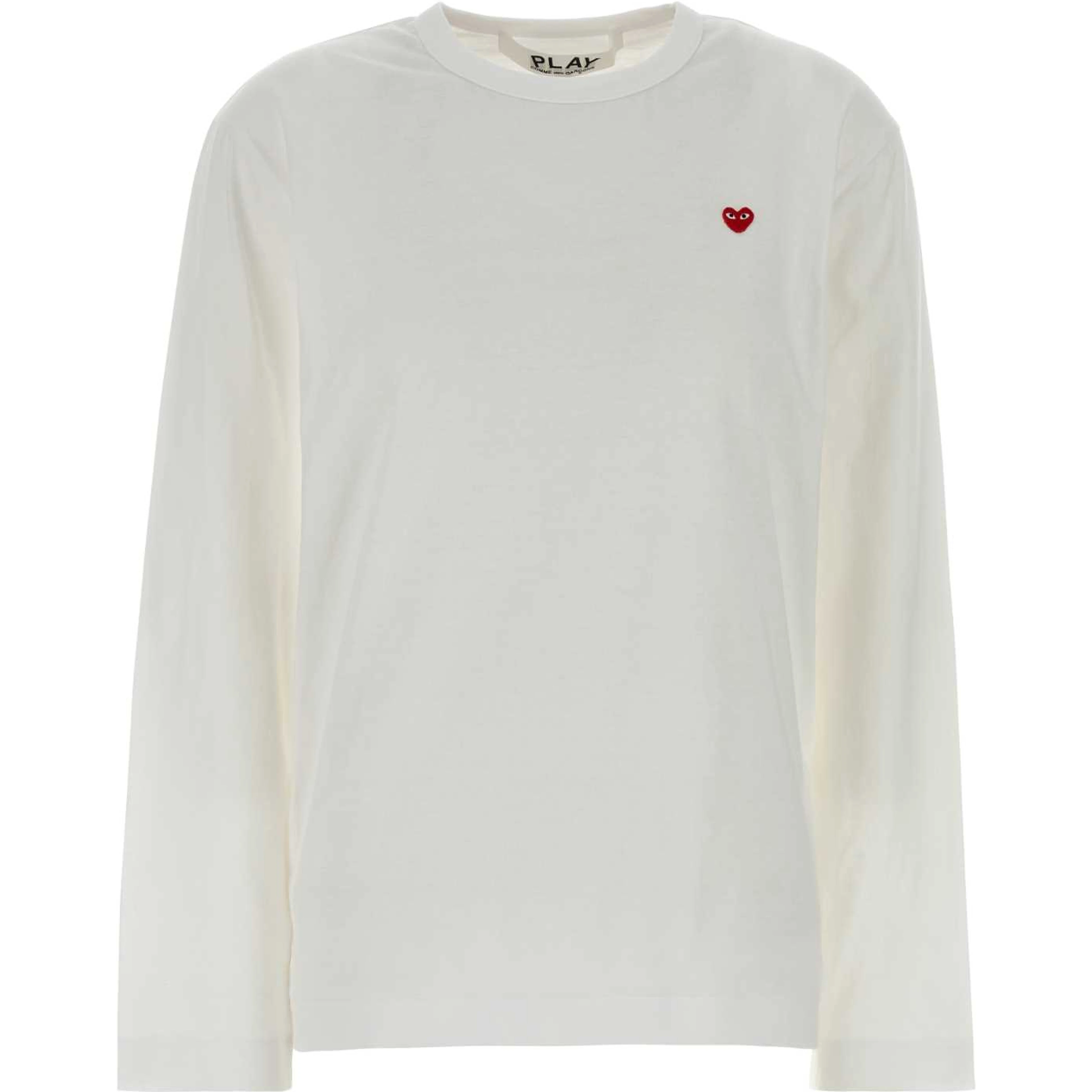 LONG SLEEVE TEE SMALL RED HEART