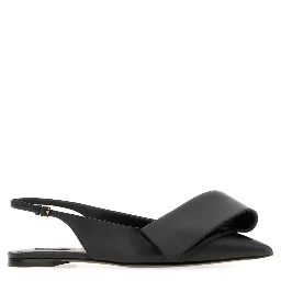 TWISTED RIBBON FLAT SLINGBACK