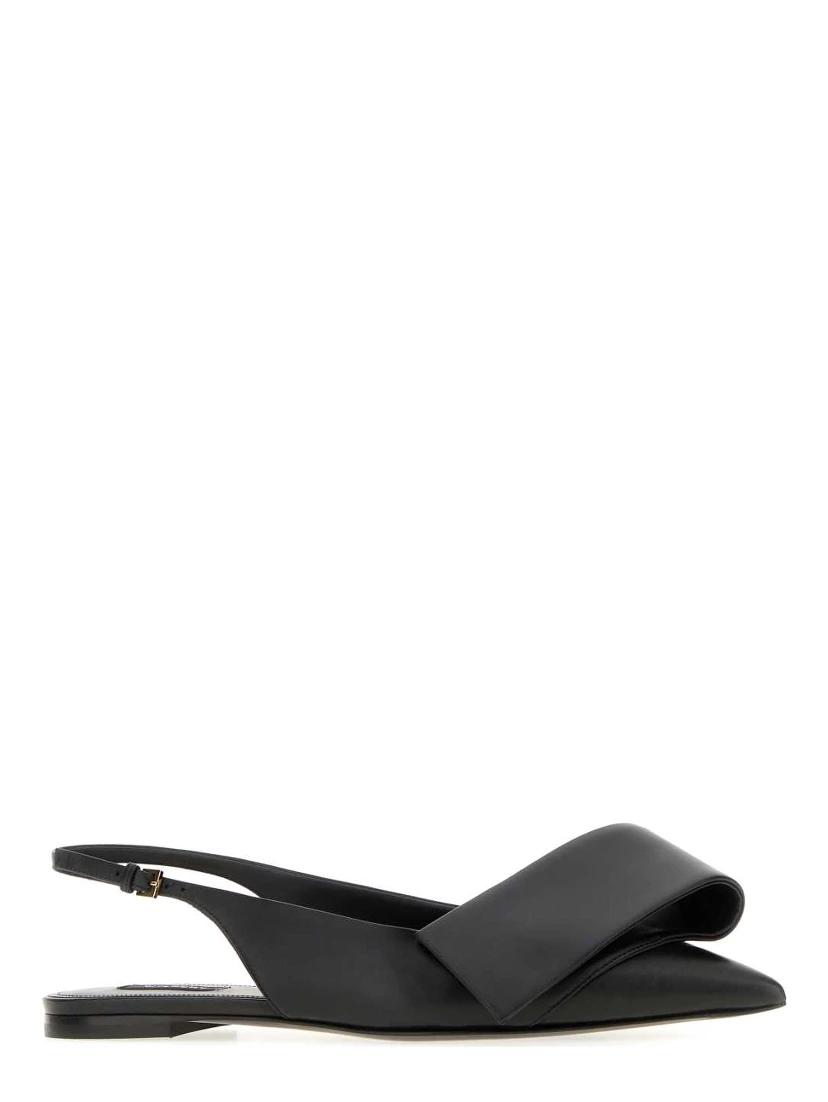 TWISTED RIBBON FLAT SLINGBACK