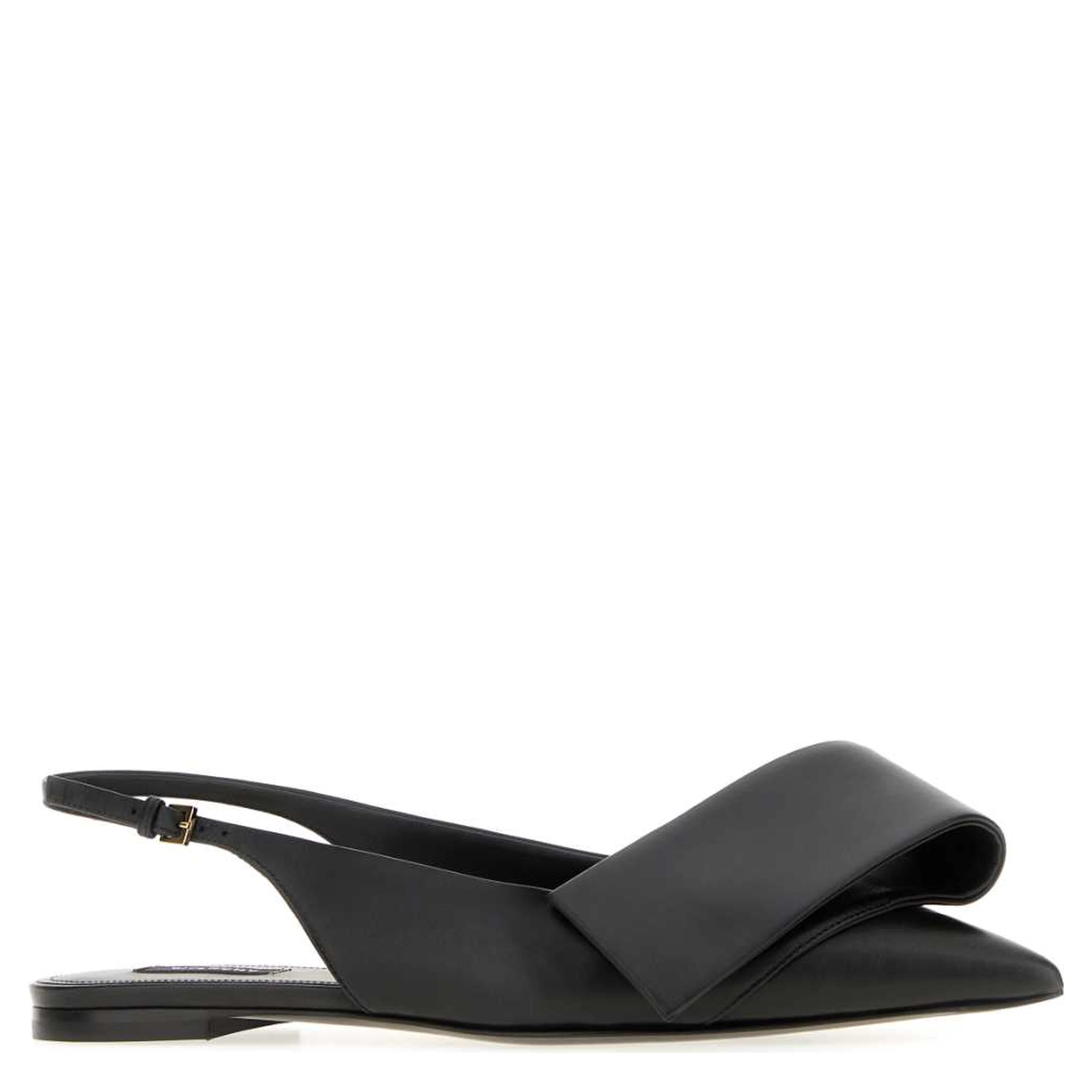TWISTED RIBBON FLAT SLINGBACK
