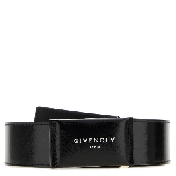 LEATHER ANTIGONA PLAQUE BELT 40MM