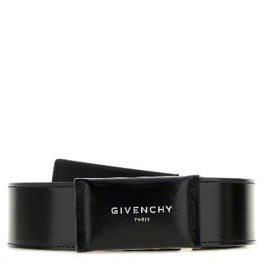 LEATHER ANTIGONA PLAQUE BELT 40MM