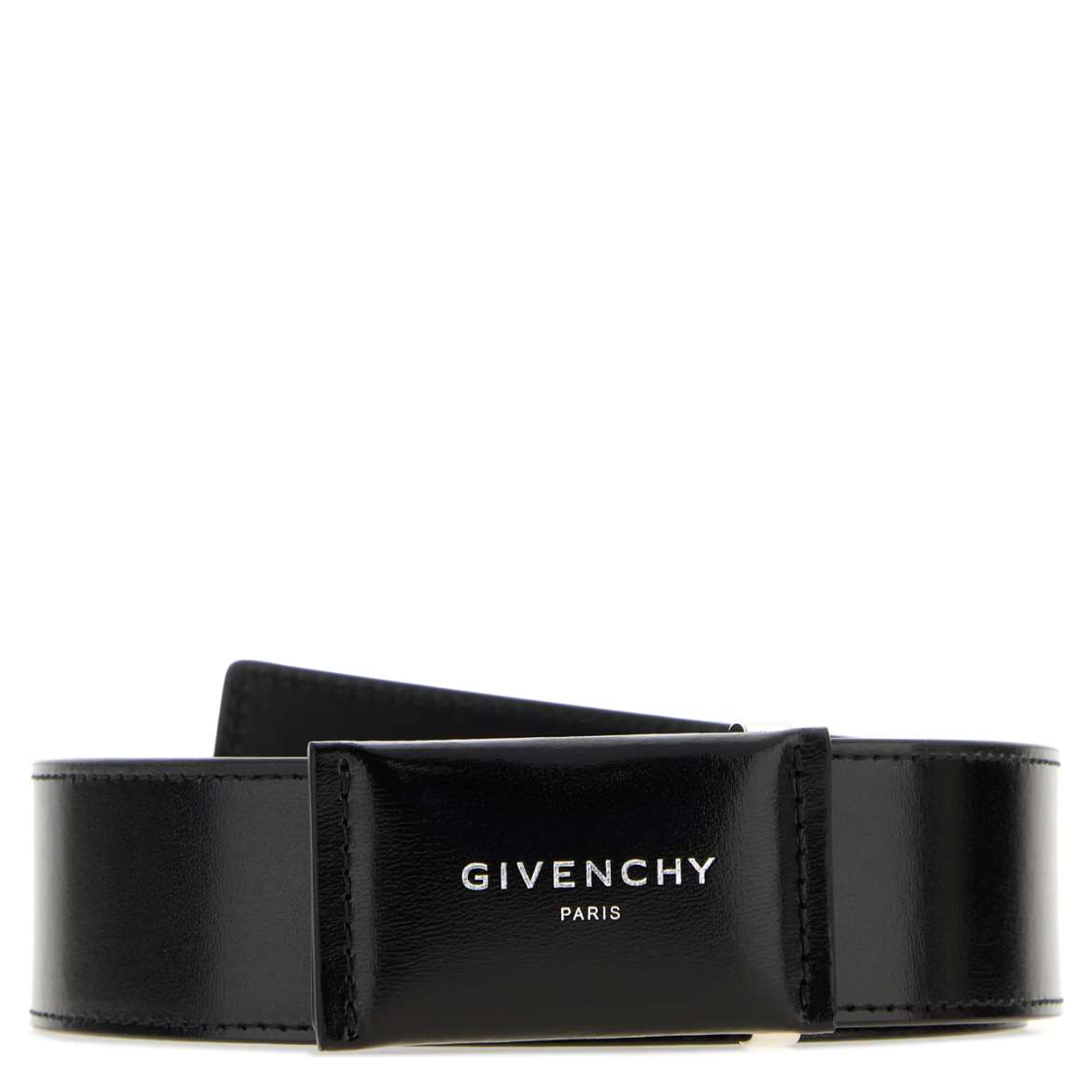 LEATHER ANTIGONA PLAQUE BELT 40MM