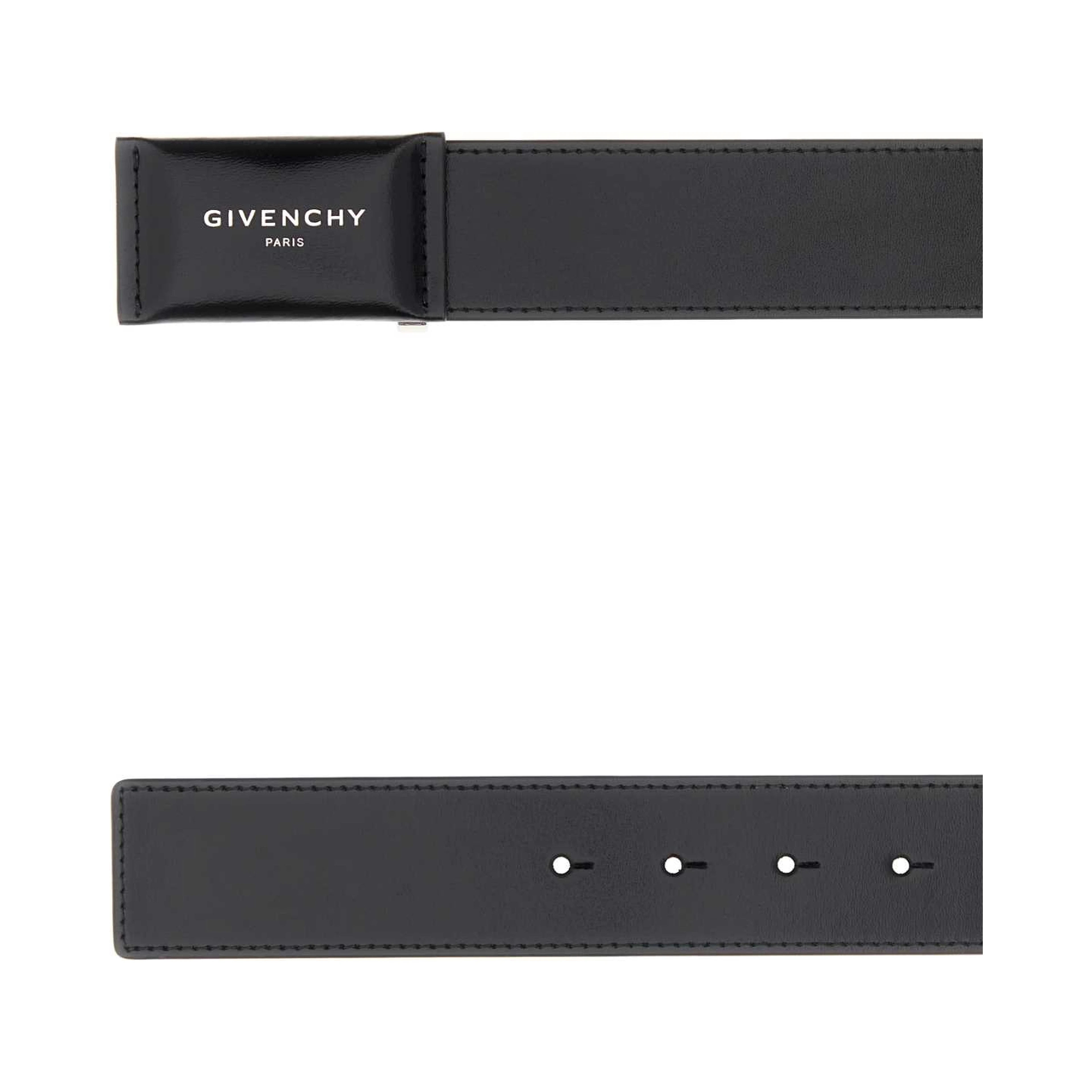 LEATHER ANTIGONA PLAQUE BELT 40MM