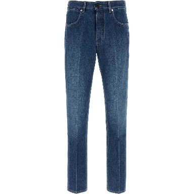 STRAIGHT FIT DENIM PANTS
