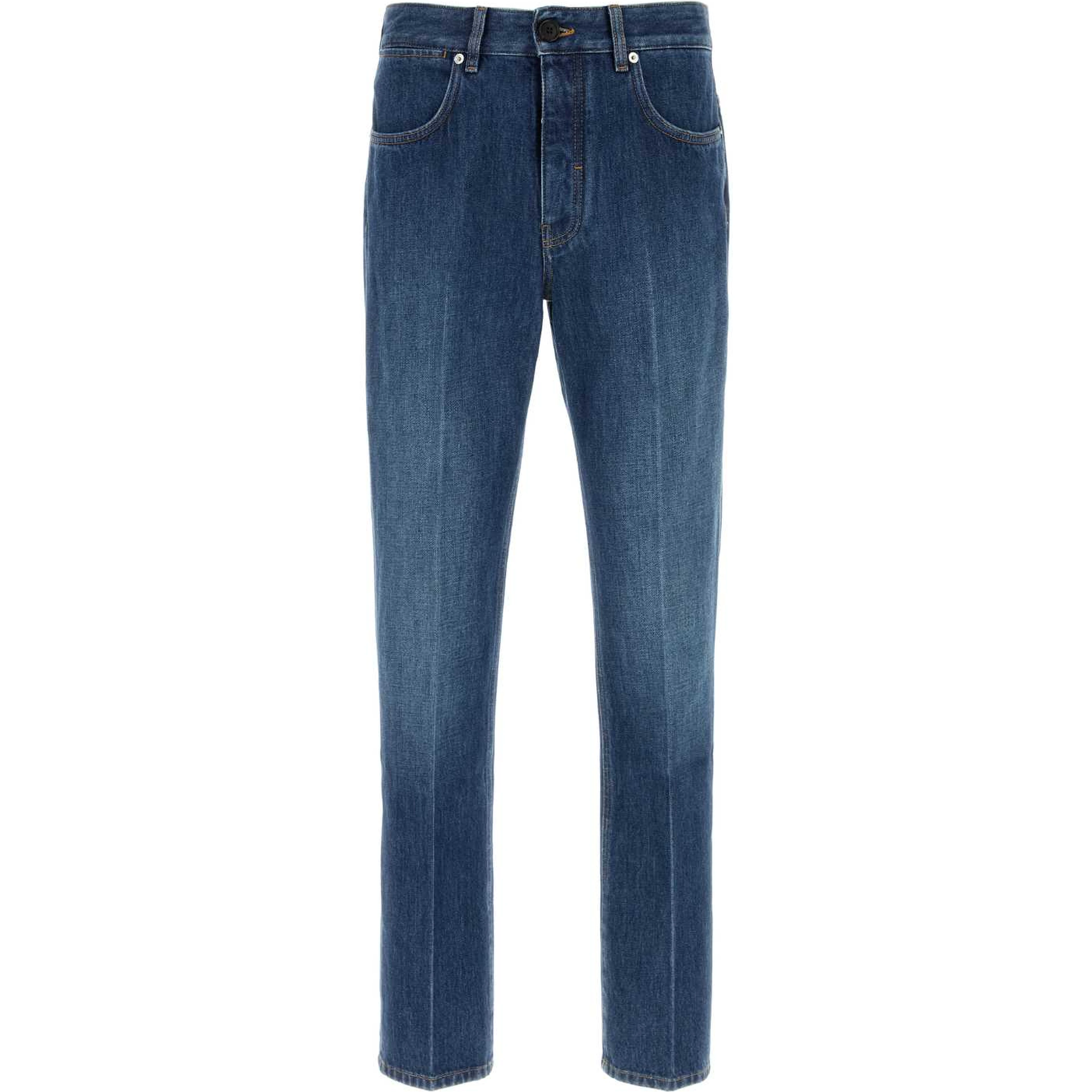 STRAIGHT FIT DENIM PANTS