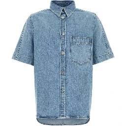 SHORT SLEEVES DENIM SHIRT