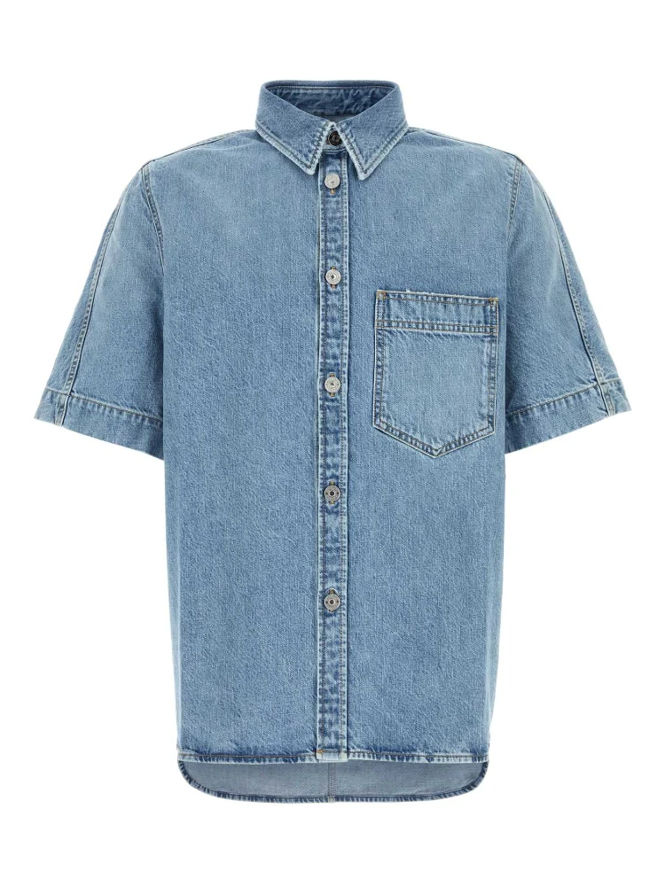 SHORT SLEEVES DENIM SHIRT