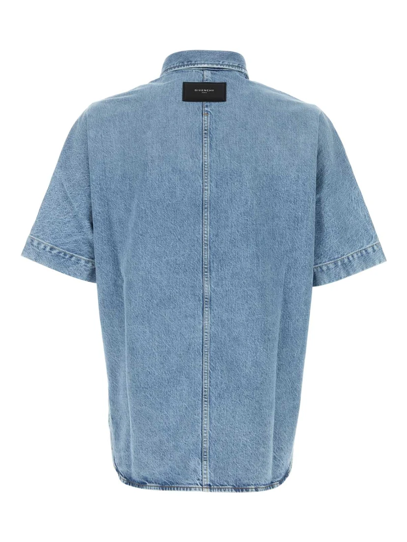 SHORT SLEEVES DENIM SHIRT