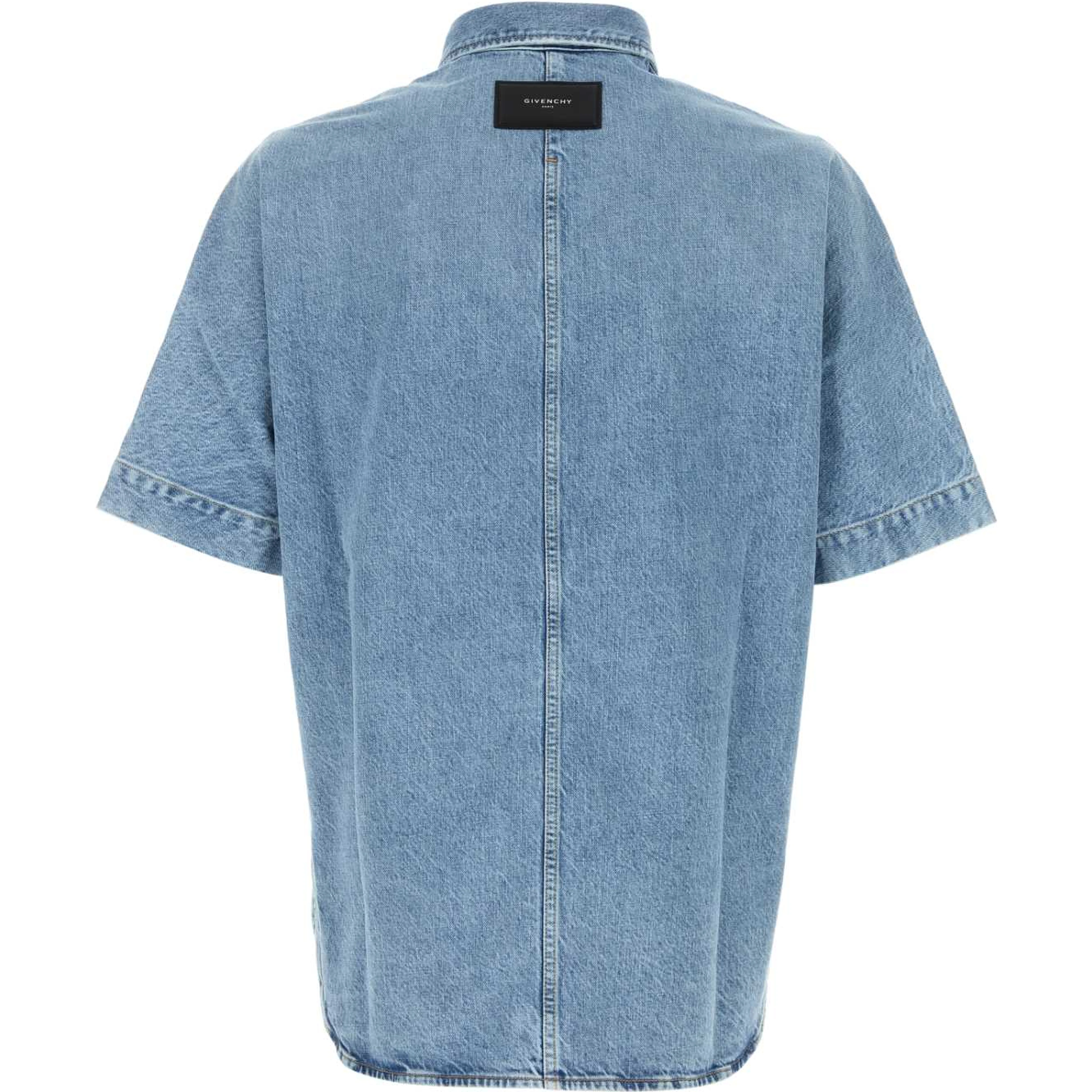 SHORT SLEEVES DENIM SHIRT