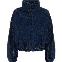 DENIM BOMBER JACKET