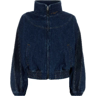 DENIM BOMBER JACKET