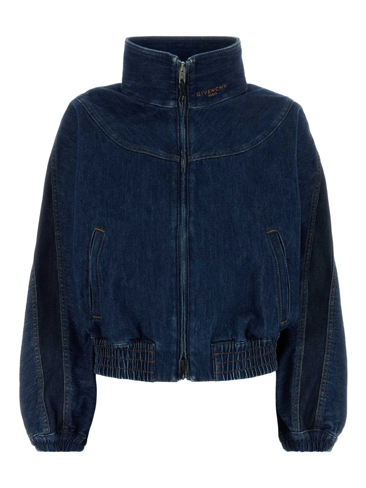 DENIM BOMBER JACKET