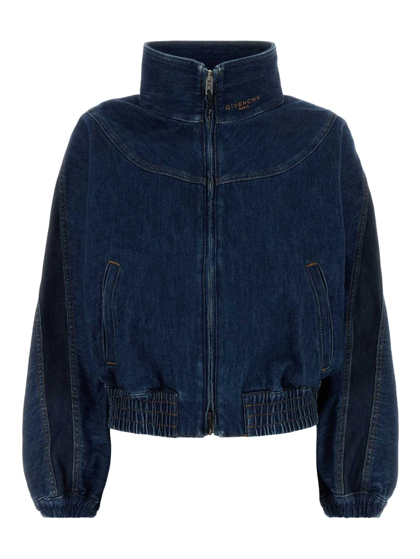 DENIM BOMBER JACKET
