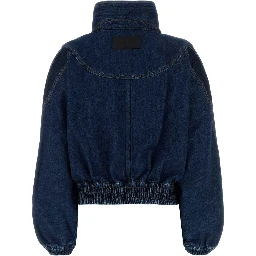 DENIM BOMBER JACKET