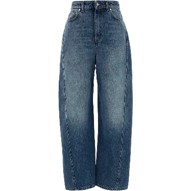 COCOON DENIM TROUSERS