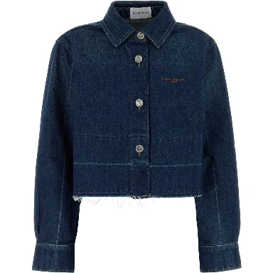 RAW EDGE DENIM SHIRT