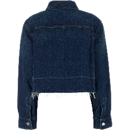 RAW EDGE DENIM SHIRT