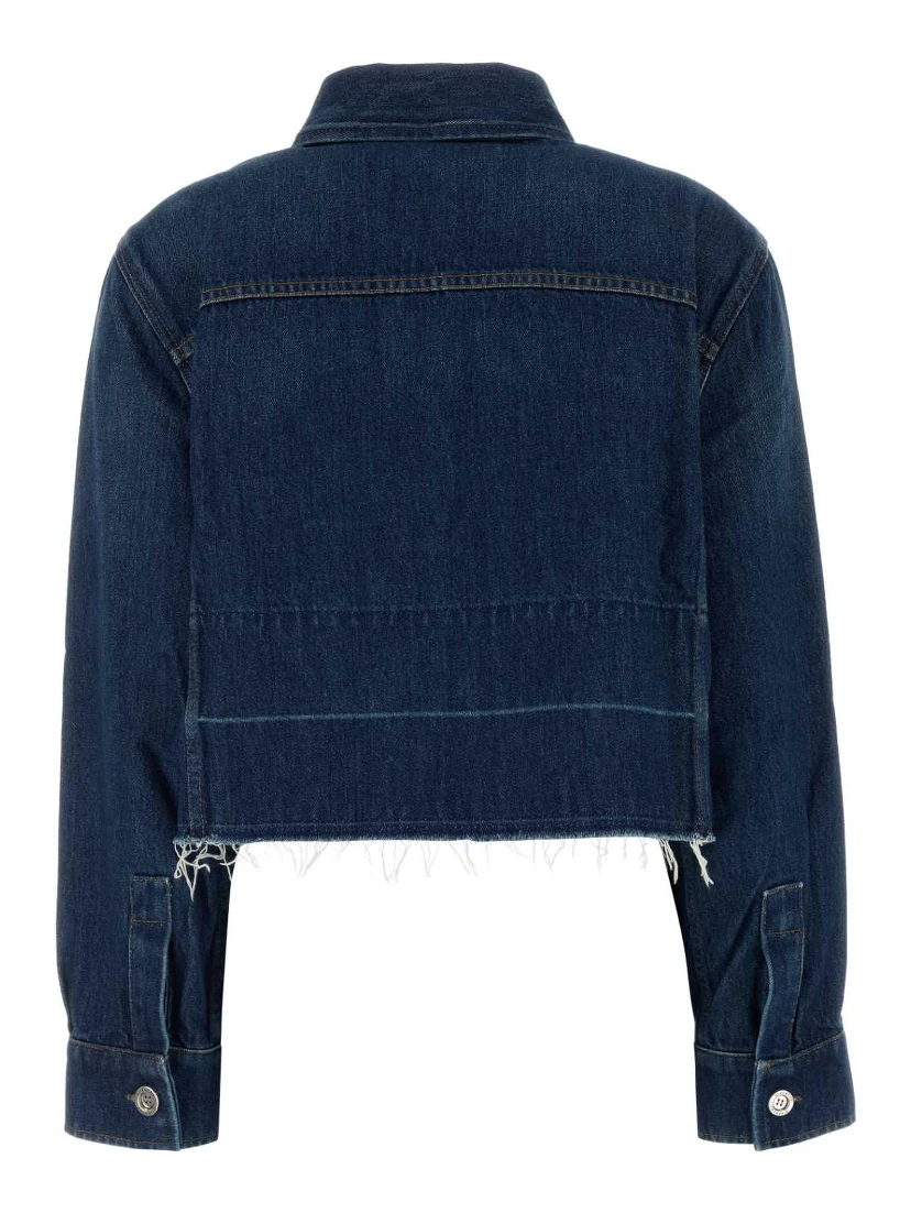 RAW EDGE DENIM SHIRT