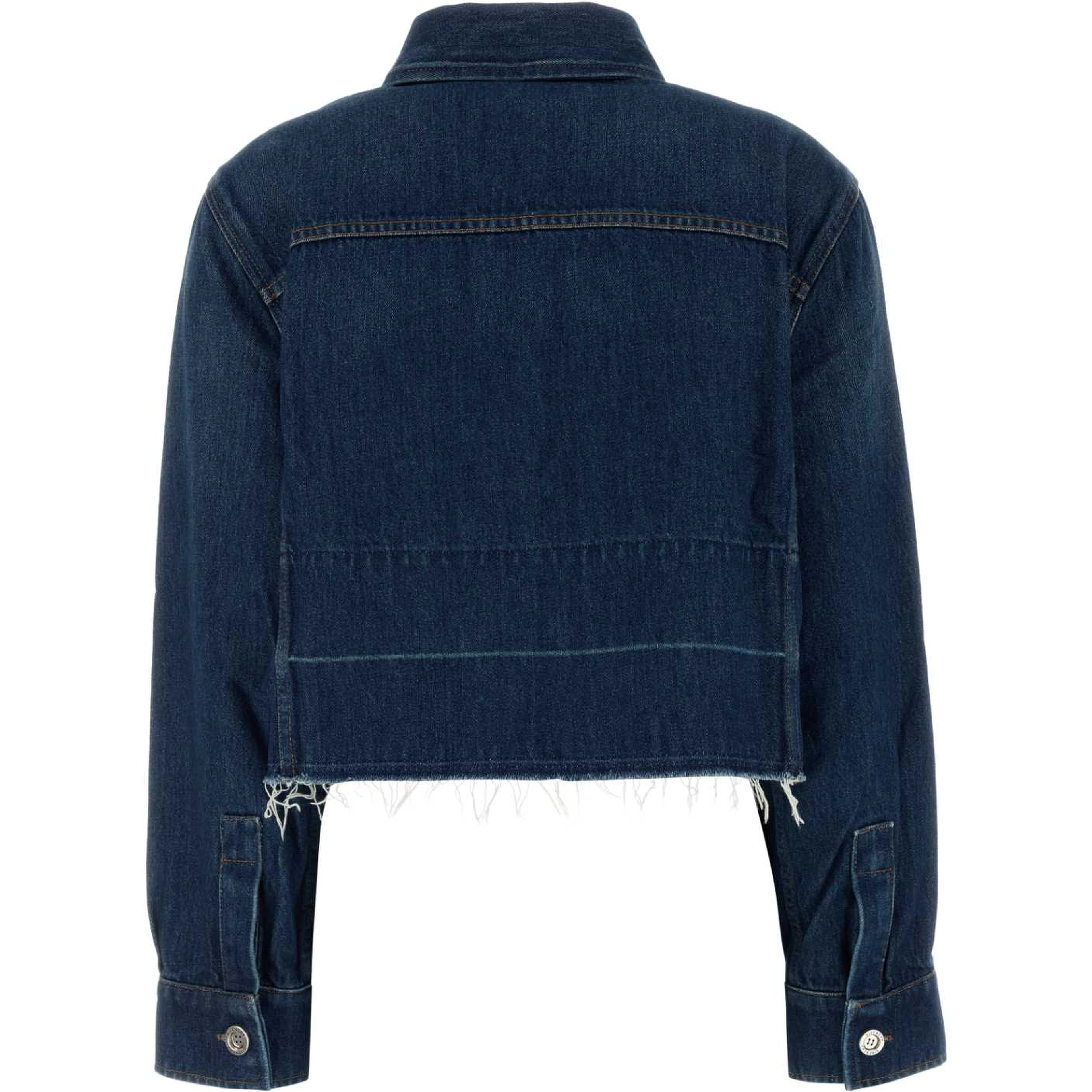 RAW EDGE DENIM SHIRT