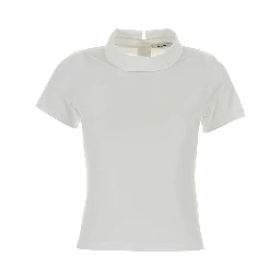 ROLL UP POPELINE T SHIRT
