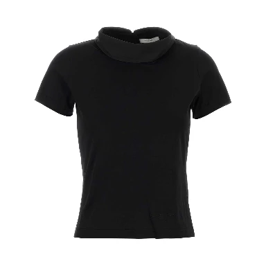 HIGH COLLAR POPELINE T SHIRT