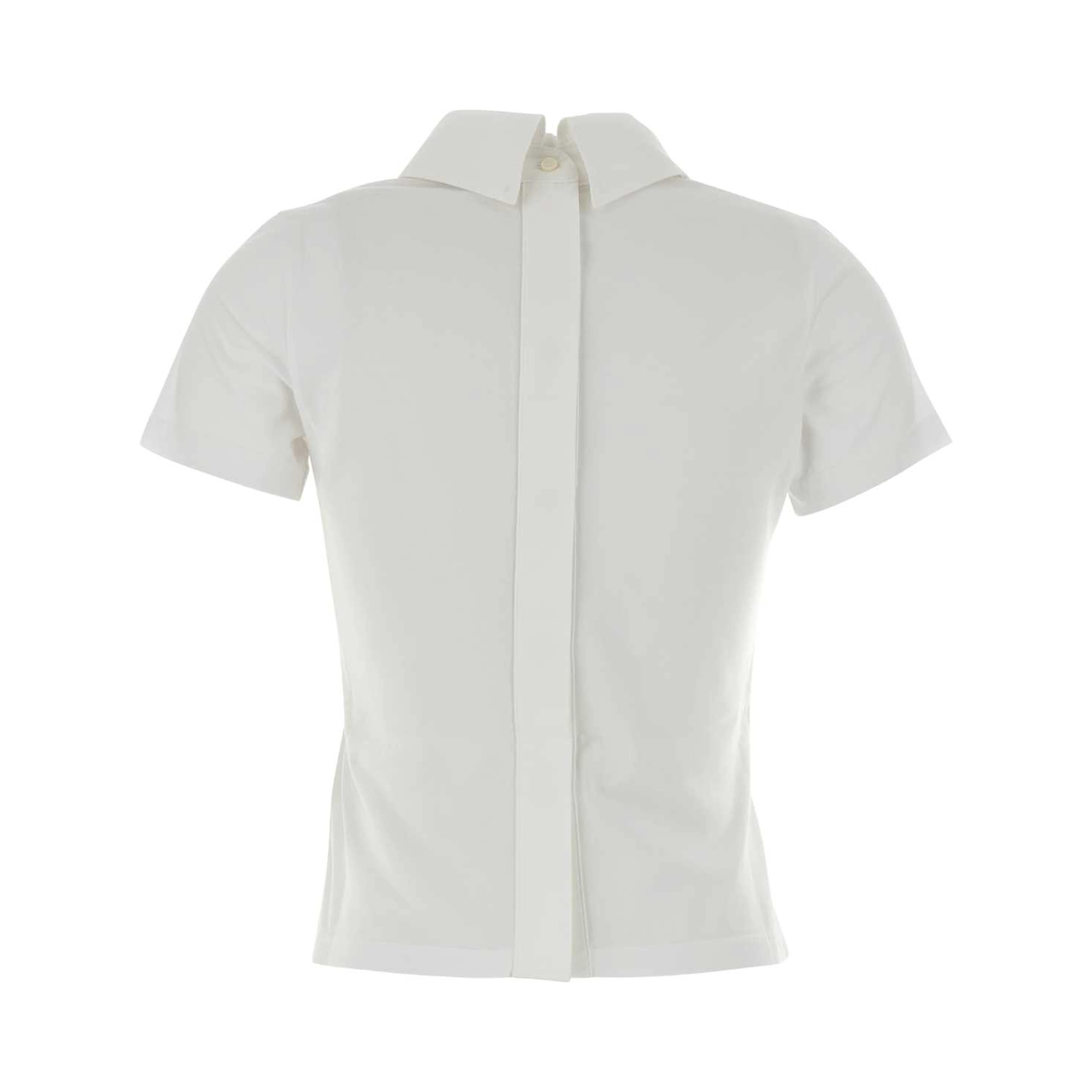 ROLL UP POPELINE T SHIRT