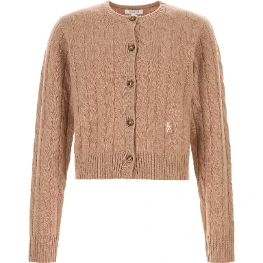 SRC CABLEKNIT CASHMERE CARDIGAN