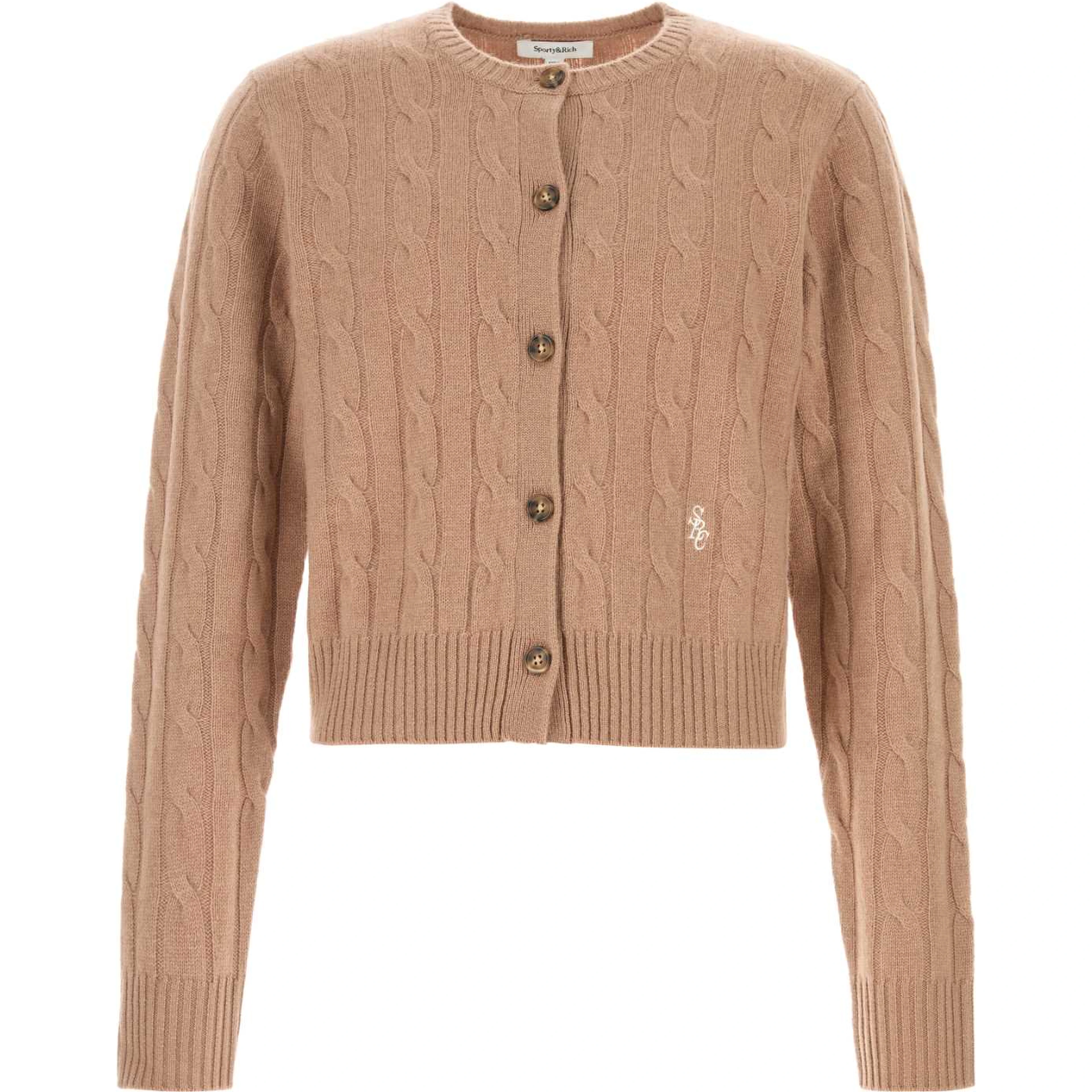 SRC CABLEKNIT CASHMERE CARDIGAN