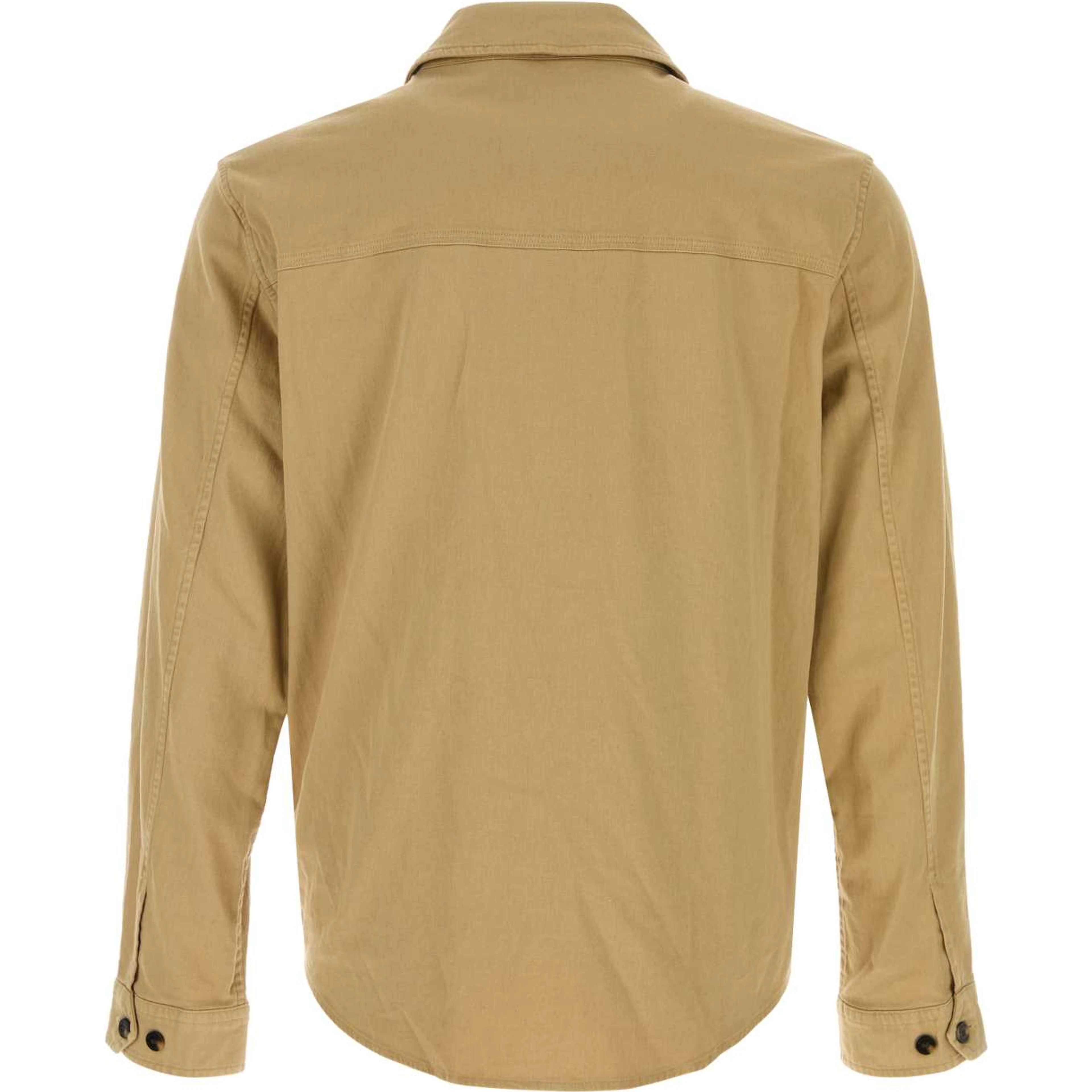 LINEN BLEND SAFARI OVERSHIRT GD