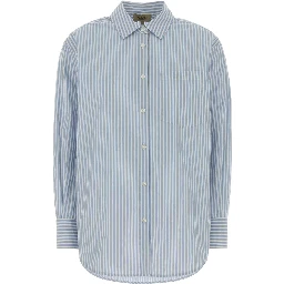 STRIPED COTTON BOYFRIEND