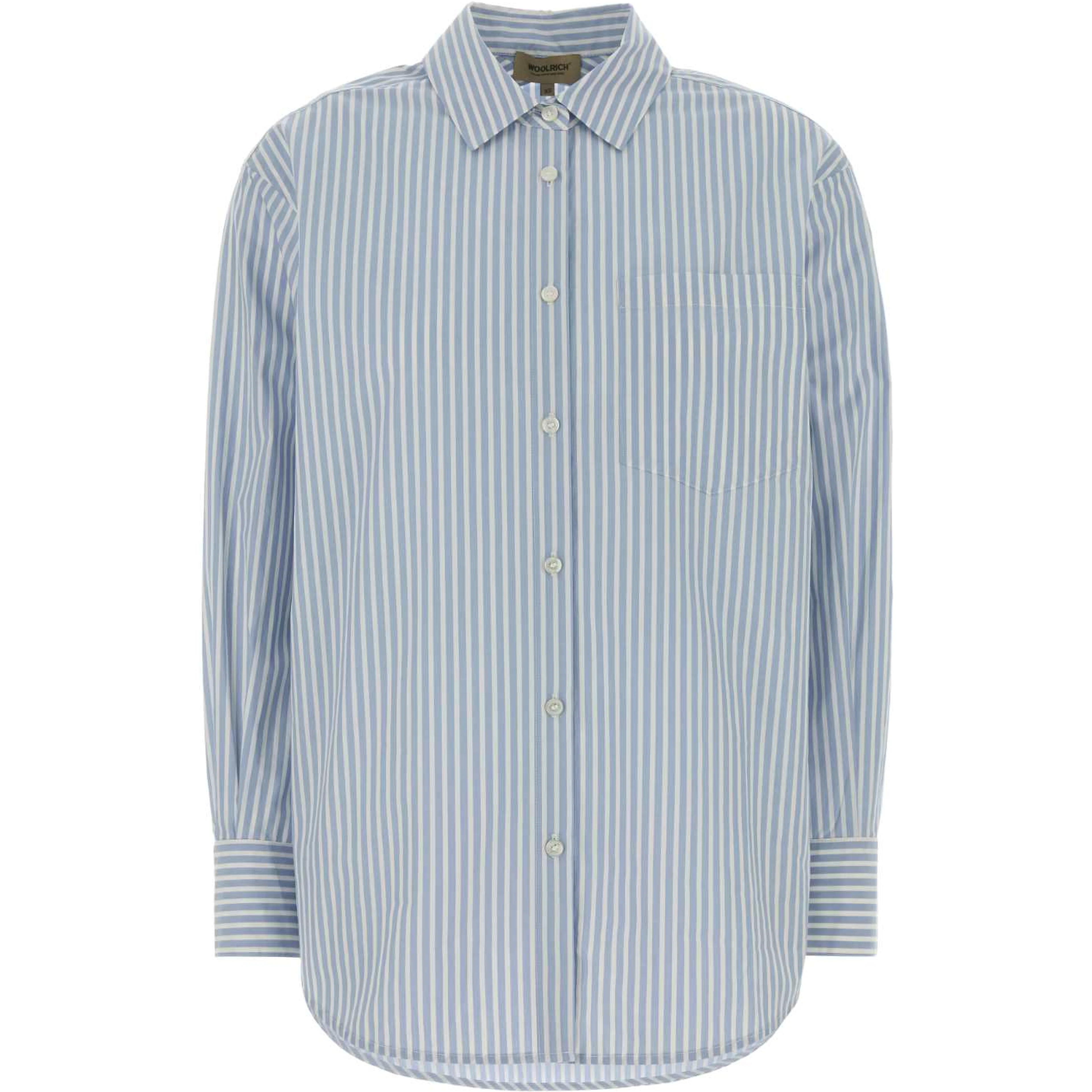 STRIPED COTTON BOYFRIEND