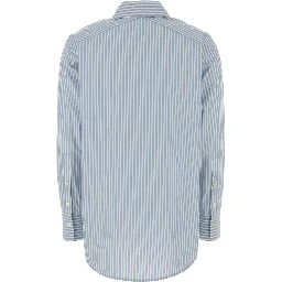 STRIPED COTTON BOYFRIEND