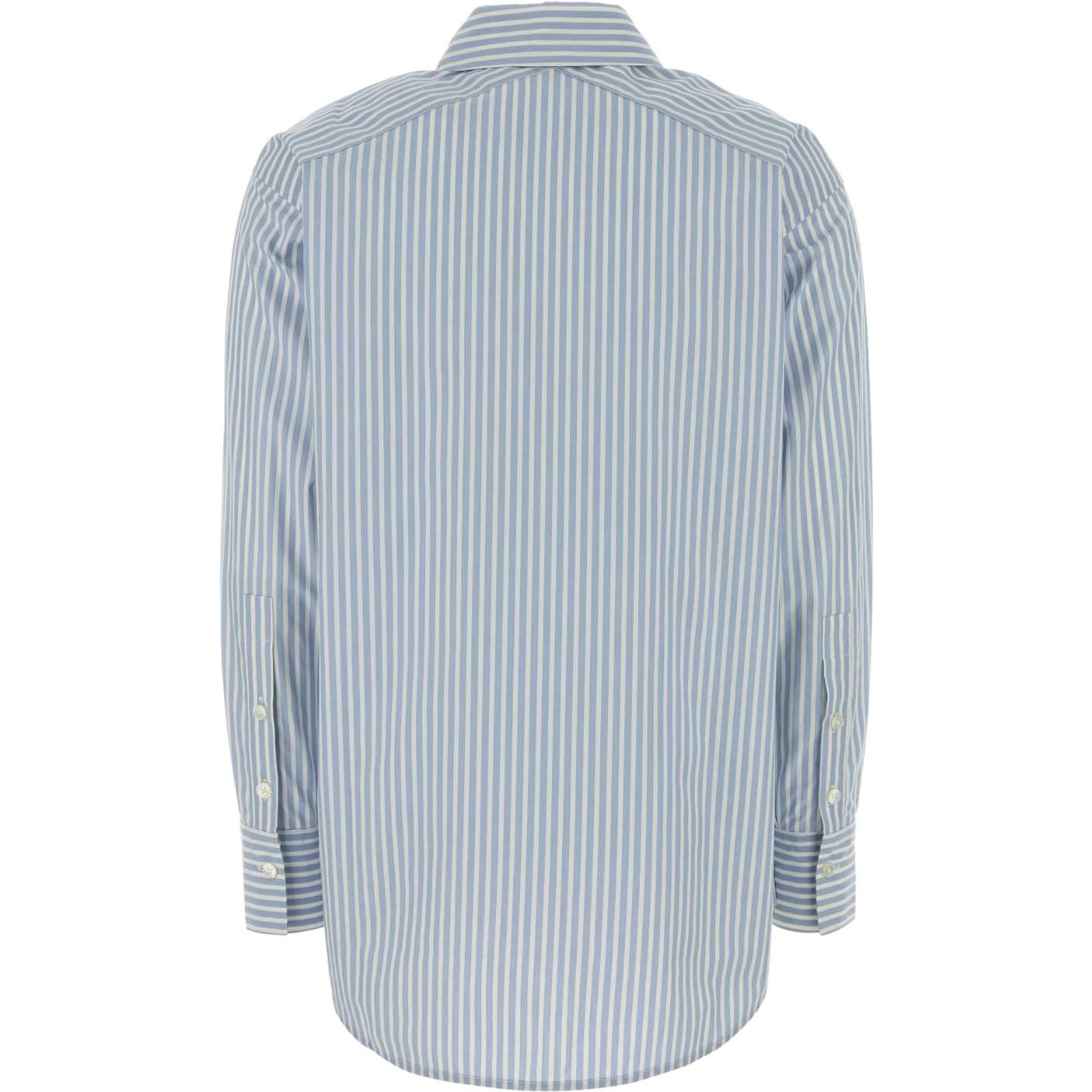 STRIPED COTTON BOYFRIEND