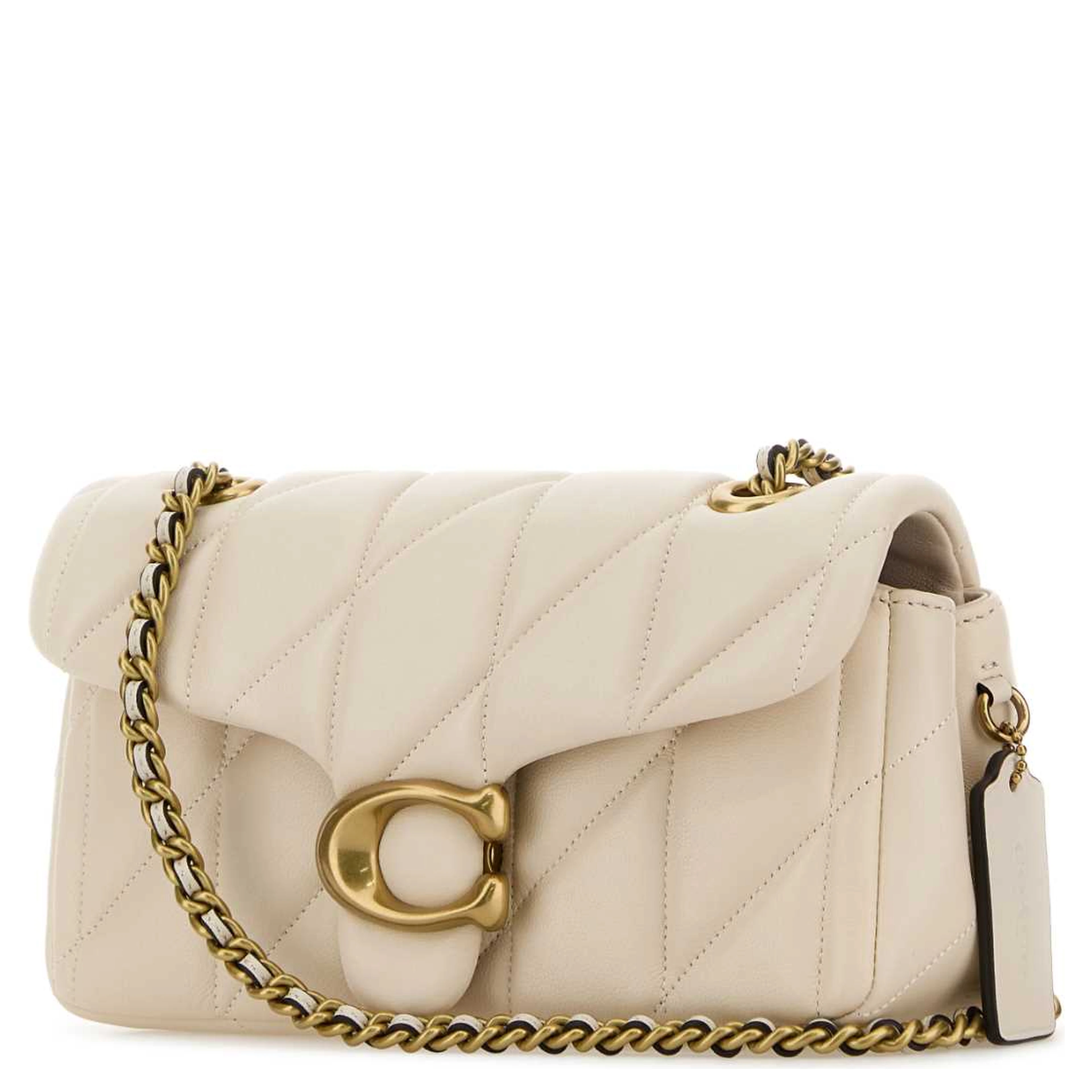 QUILTED TABBY SHOULDER BAG 20 WITH CHAIN
