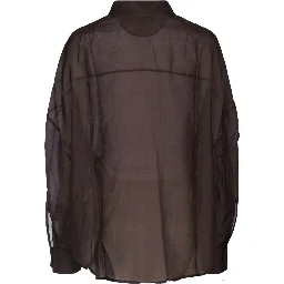 SALPICON LONG SLEEVE SILK SHIRT