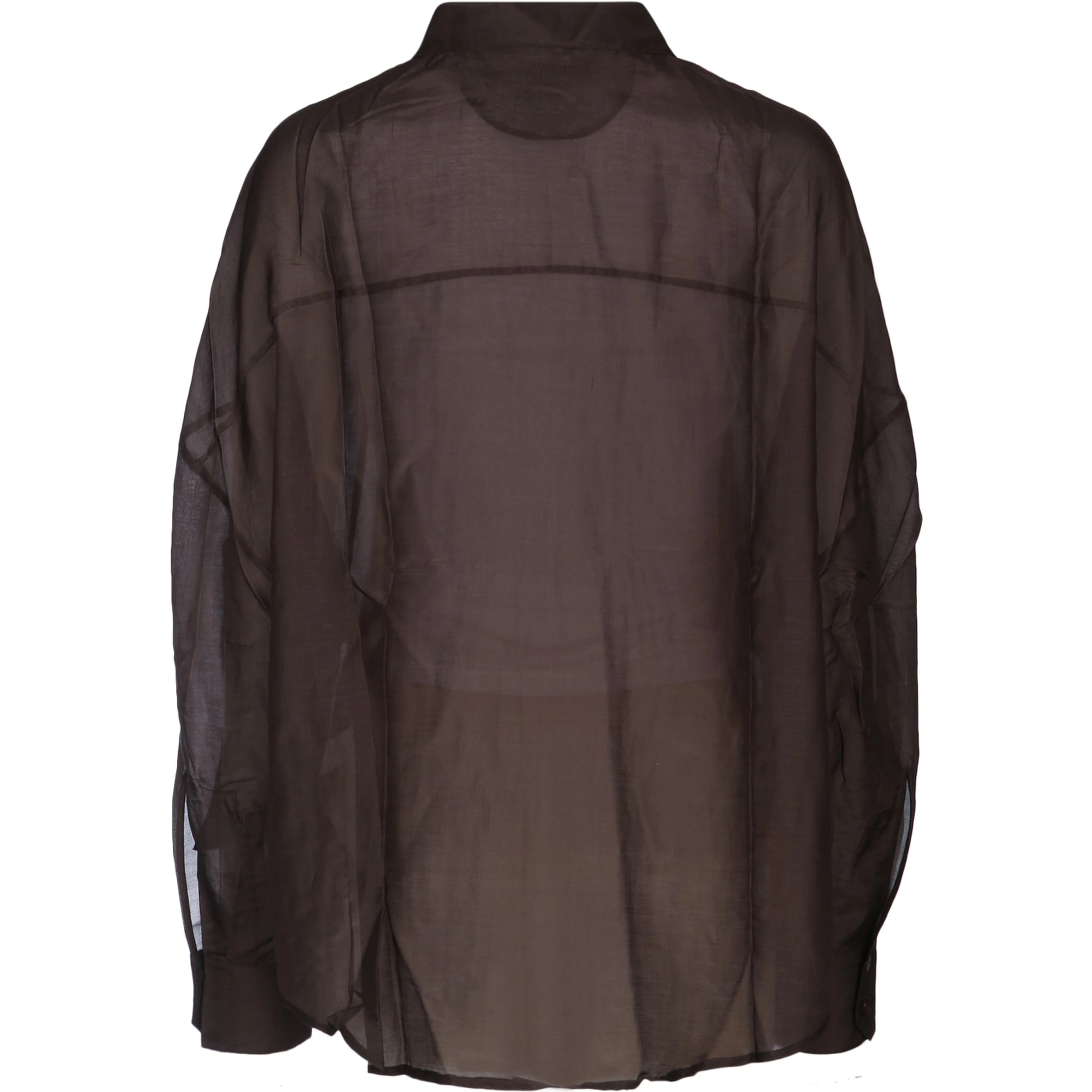 SALPICON LONG SLEEVE SILK SHIRT