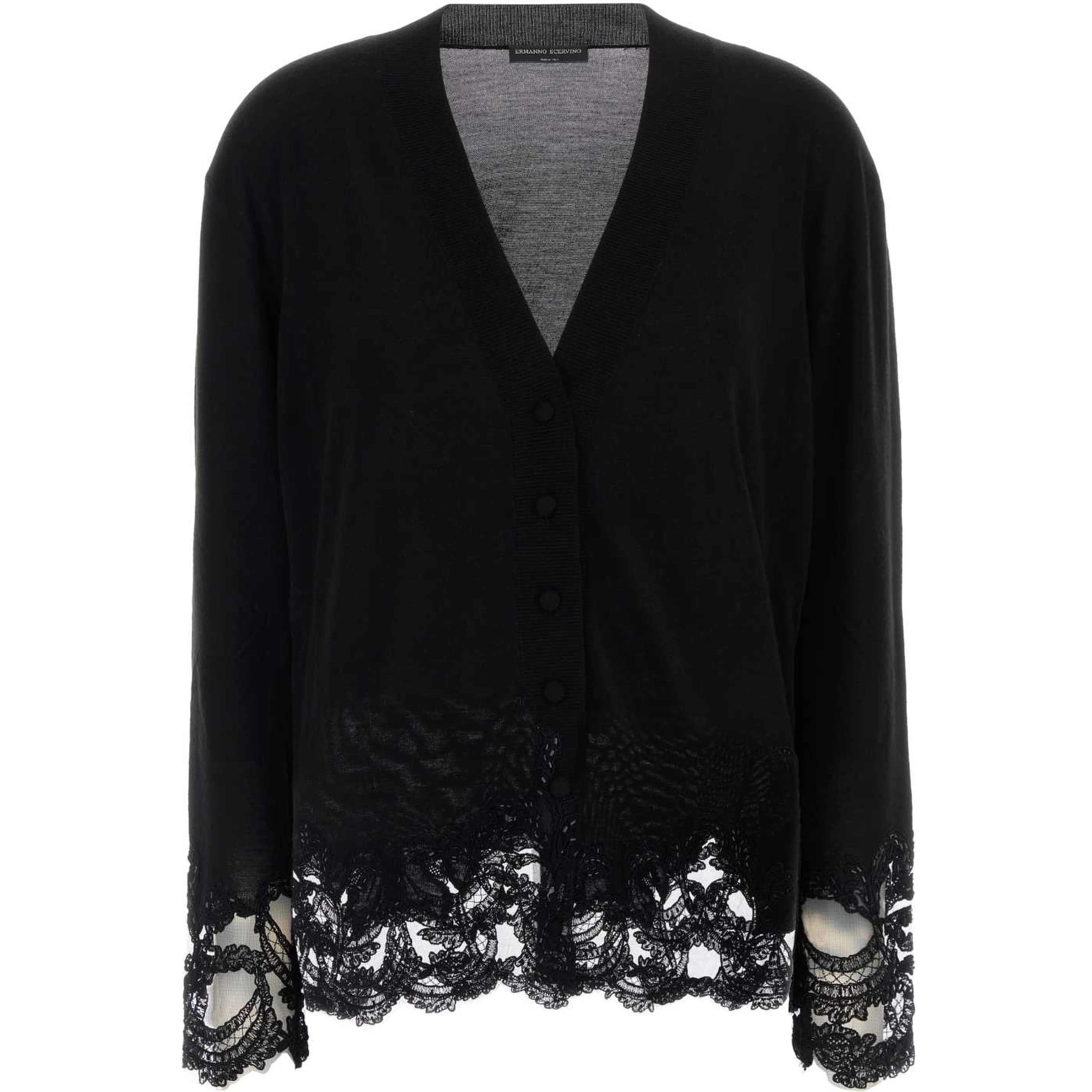 CARDIGAN CON PIZZO