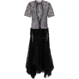 MIXED LACE DRESS