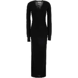 LONG SLEEVE V NECK MIDI