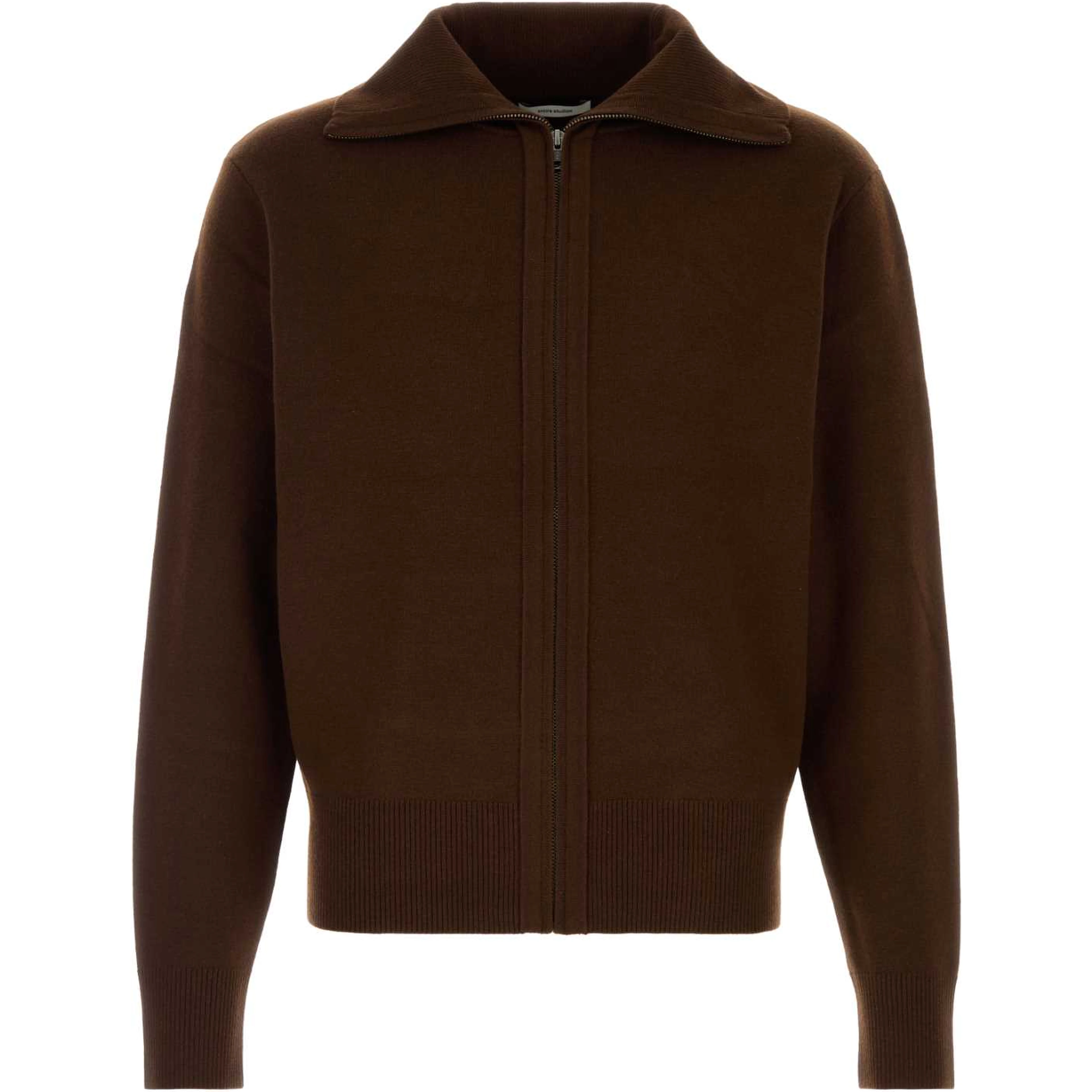 KNIT ZIP UP JACKET