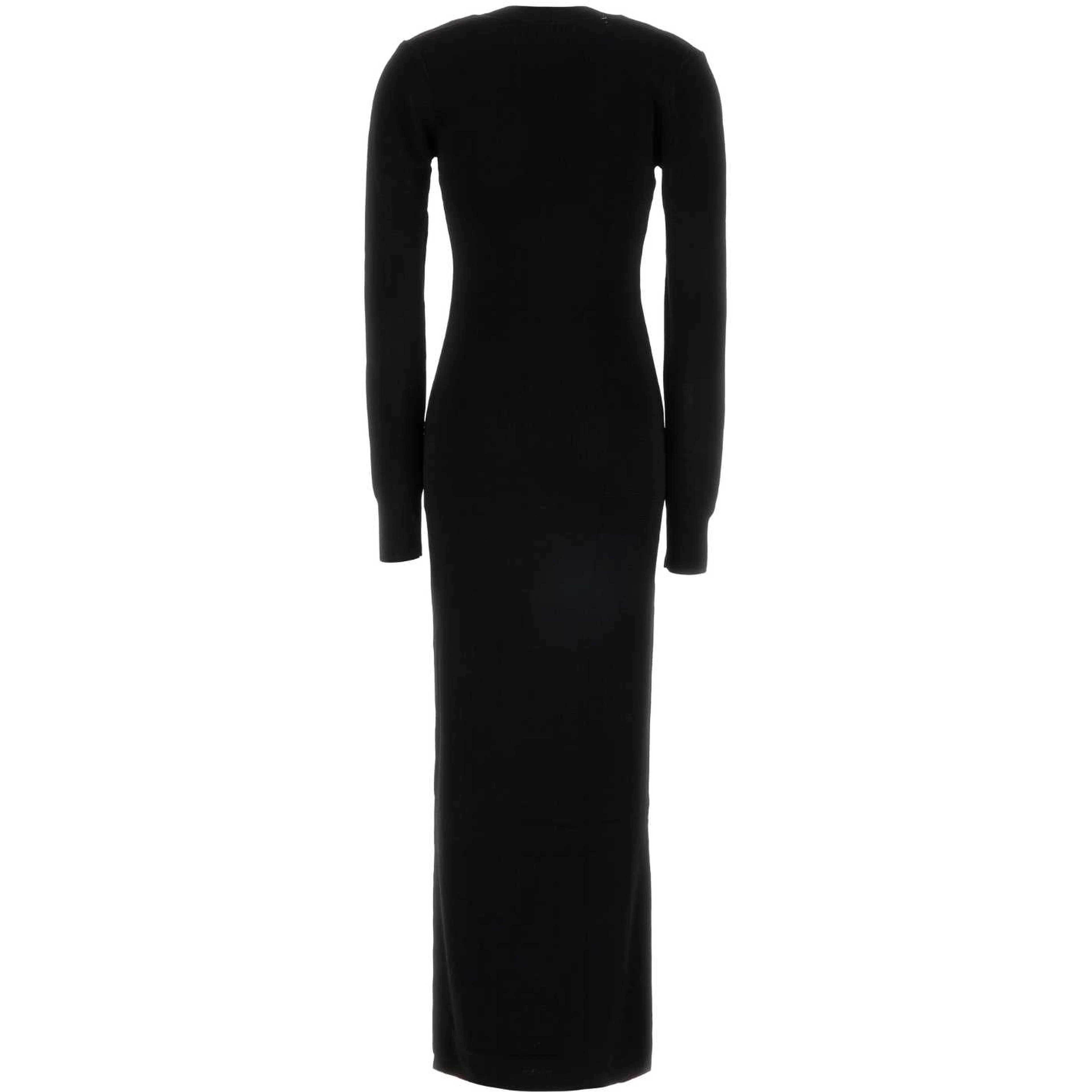 LONG SLEEVE V NECK MIDI