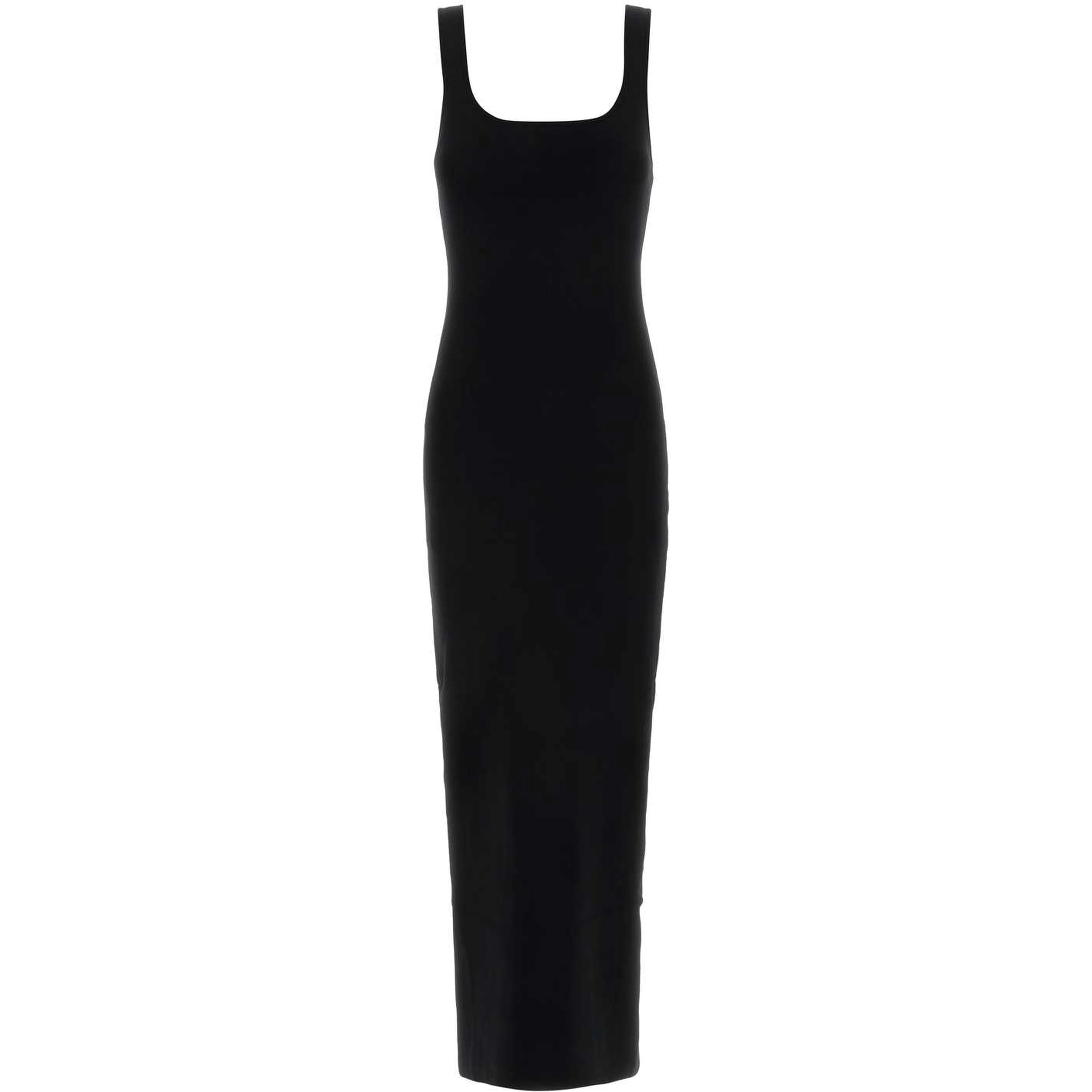 SQUARE NECK KNIT MIDI