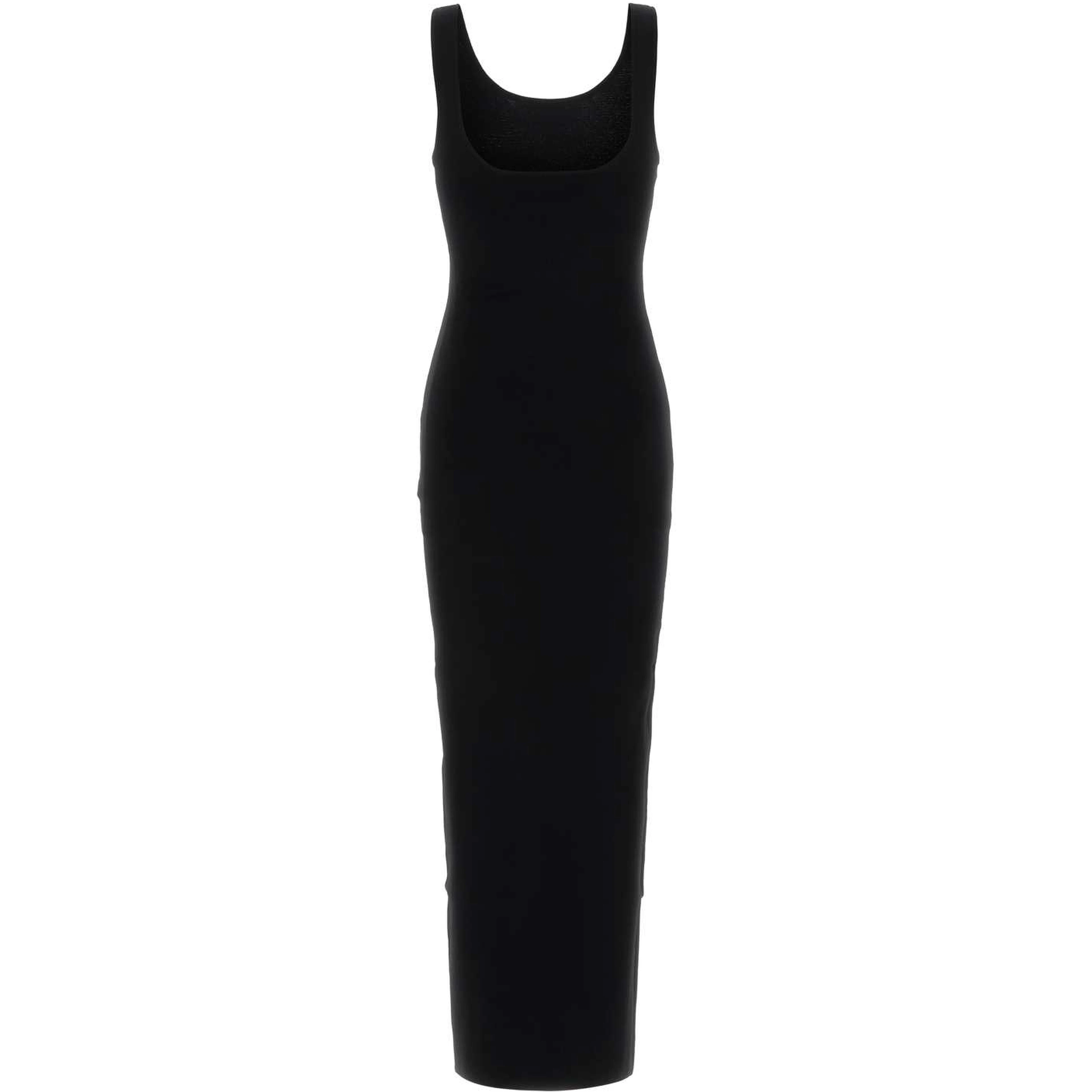 SQUARE NECK KNIT MIDI