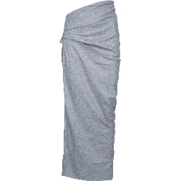 WOOL SKIRT DUST GREY