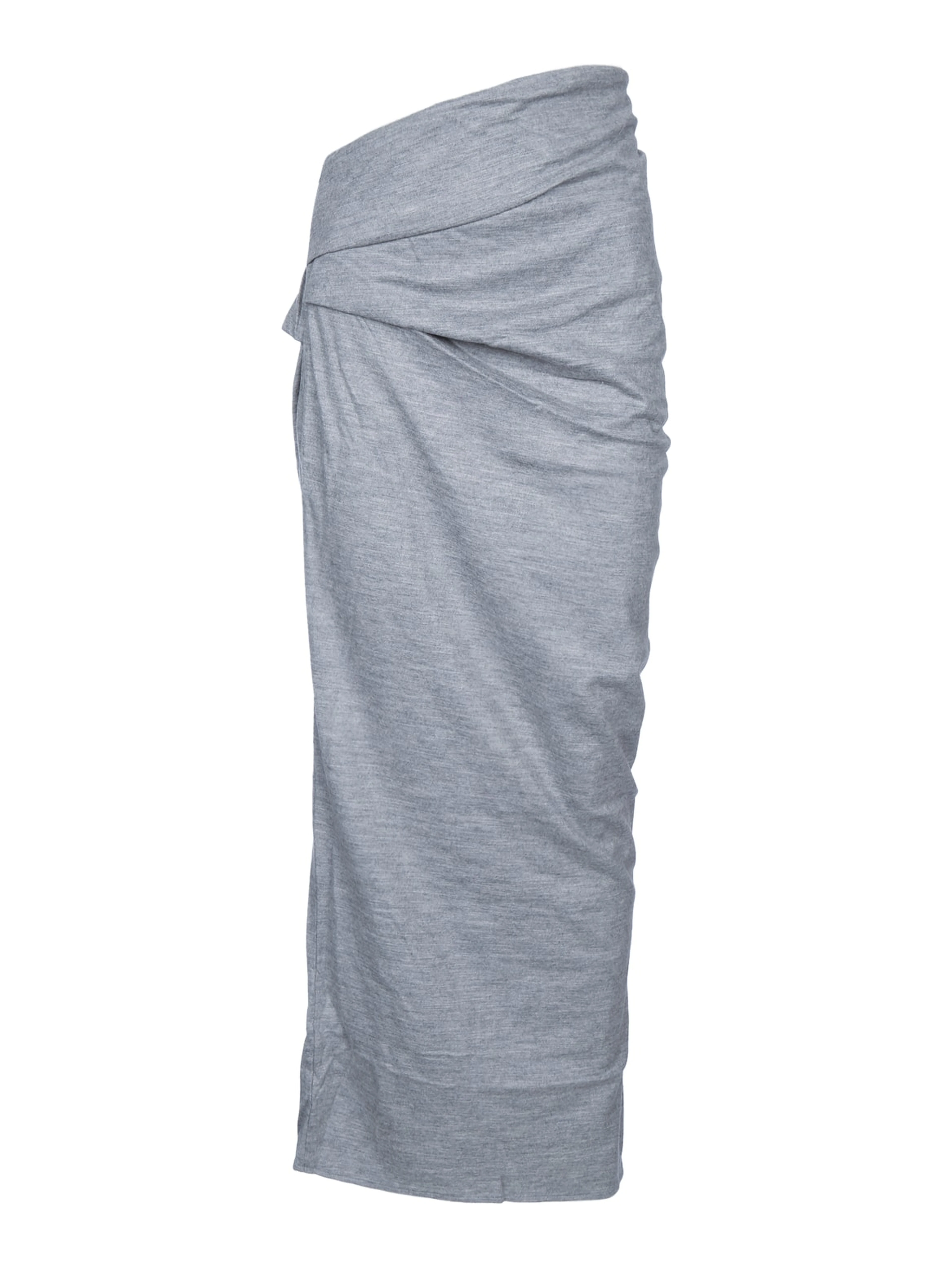 WOOL SKIRT DUST GREY