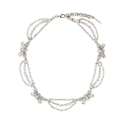 CRYSTAL NECKLACE WITH BOWS